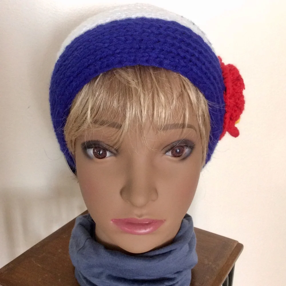 Colorado Flag Knit Headband Hat Size OS NWT